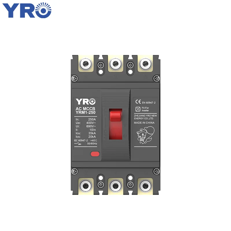 YRO AC MCCB 3P Circuit Breaker for Factory Distribution Boards Commercial Buildings Flexible Specifications and Bulk Supply