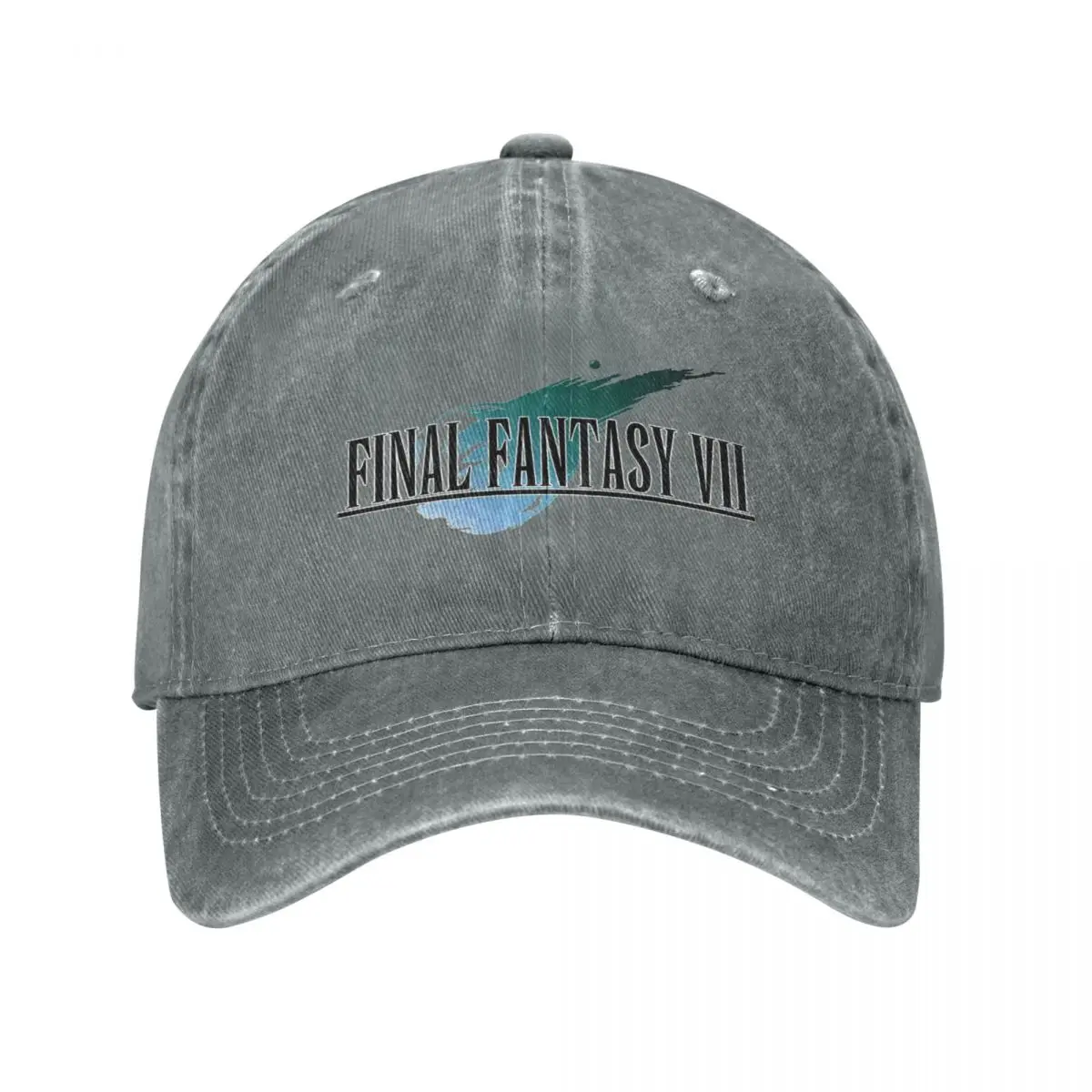 Baseball Caps Final Fantasy VII FF7 Accessories Unisex Vintage Distressed Denim Funny Video Games Casquette Dad Hat Soft