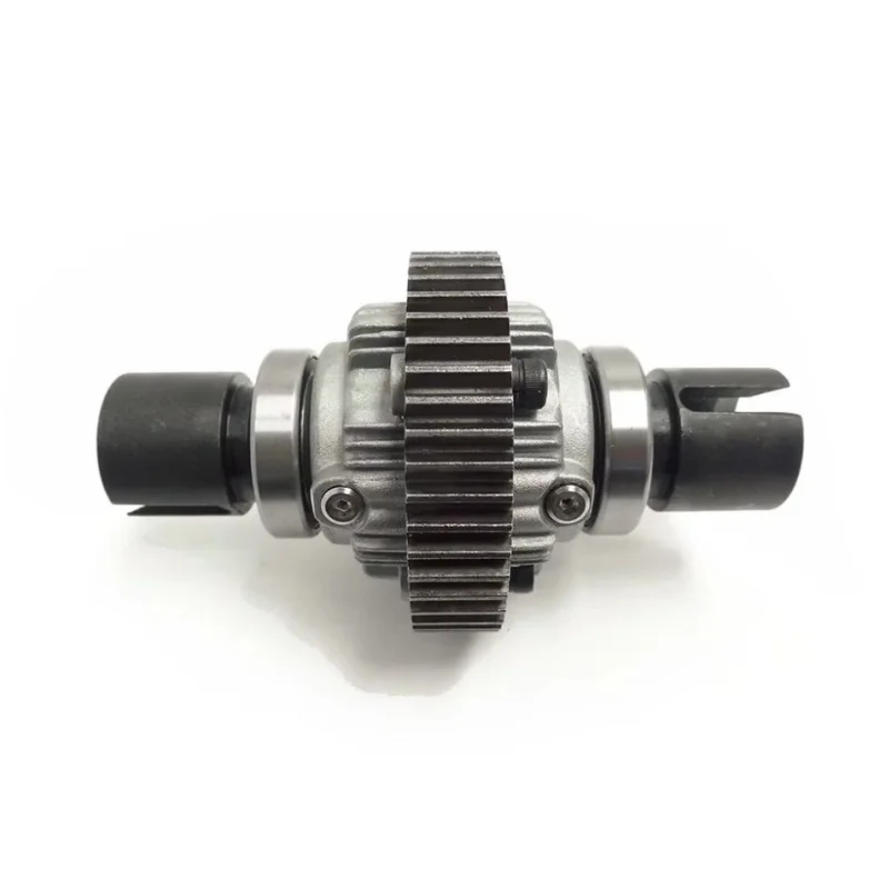 Aluminium Differentieelhuis en Steel Out Drive Dog Bone As Kit voor 1/5 King Motor Rovan HPI 2WD Baja