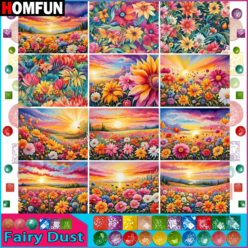 HOMFUN Fairy Dust Full Drill Diamond Painting \