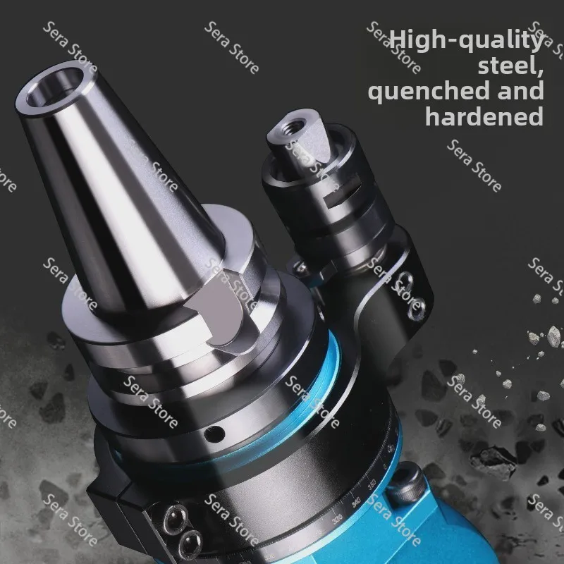 BT40 BT50 90 Degree Angle Milling Head, Right Angle Side Milling Head for CNC Machining Center, ER Collet