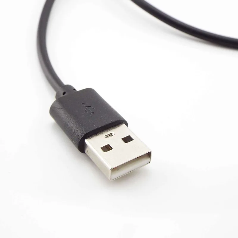 1Pcs USB A Male plug to DC 2.5 3.5 1.35 4.0 1.7 5.5 2.1 5.5 2.5mm Power supply Plug Jack type A extension cable connector cords