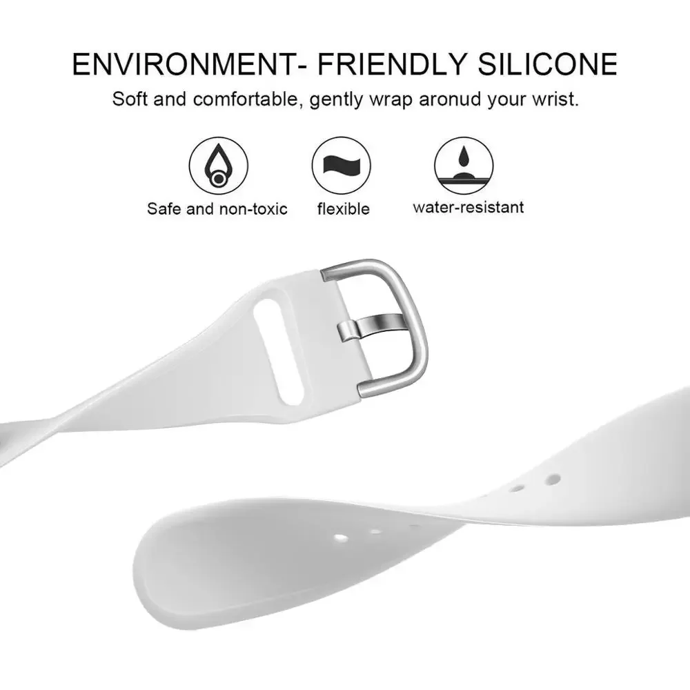 Pulseira de Silicone para Apple Watch, Cinto, Pulseira para iWatch 3, 4, 5, 6, 7, Banda Correa, 38mm, 40mm, 41mm, 42mm, 46mm, 41mm, 42mm, Ultra2, 10, 9, 8, 7, Novo