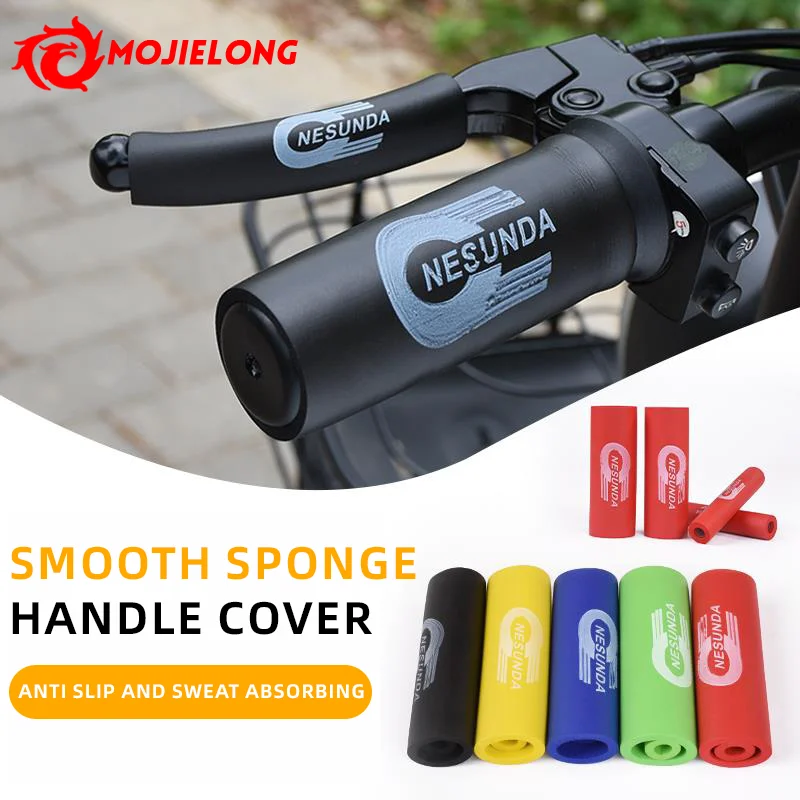 Motorcycle seat cover, anti-slip sponge, brake handle, sponge handle cover, four-piece set, five colors.