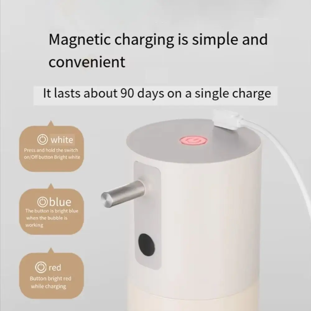 Large Capacity Automatic Foam Soap Dispenser Waterproof Intelligence Non-Contact Soap Dispenser One Machine with Multiple Uses