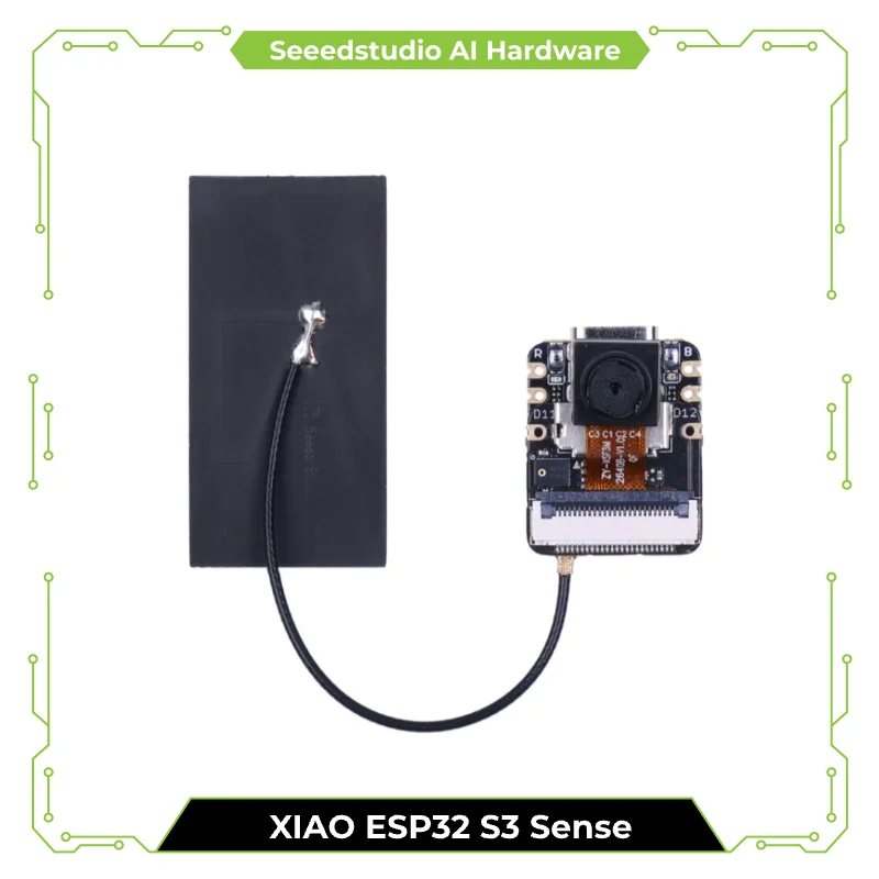 Imagem -02 - Placa de Desenvolvimento Super Mini Sensor da Câmera Microfone Digital Esp32 Cam 2.4ghz Wi-fi Ble 5.0 Ov2640 8mb s3 Sense