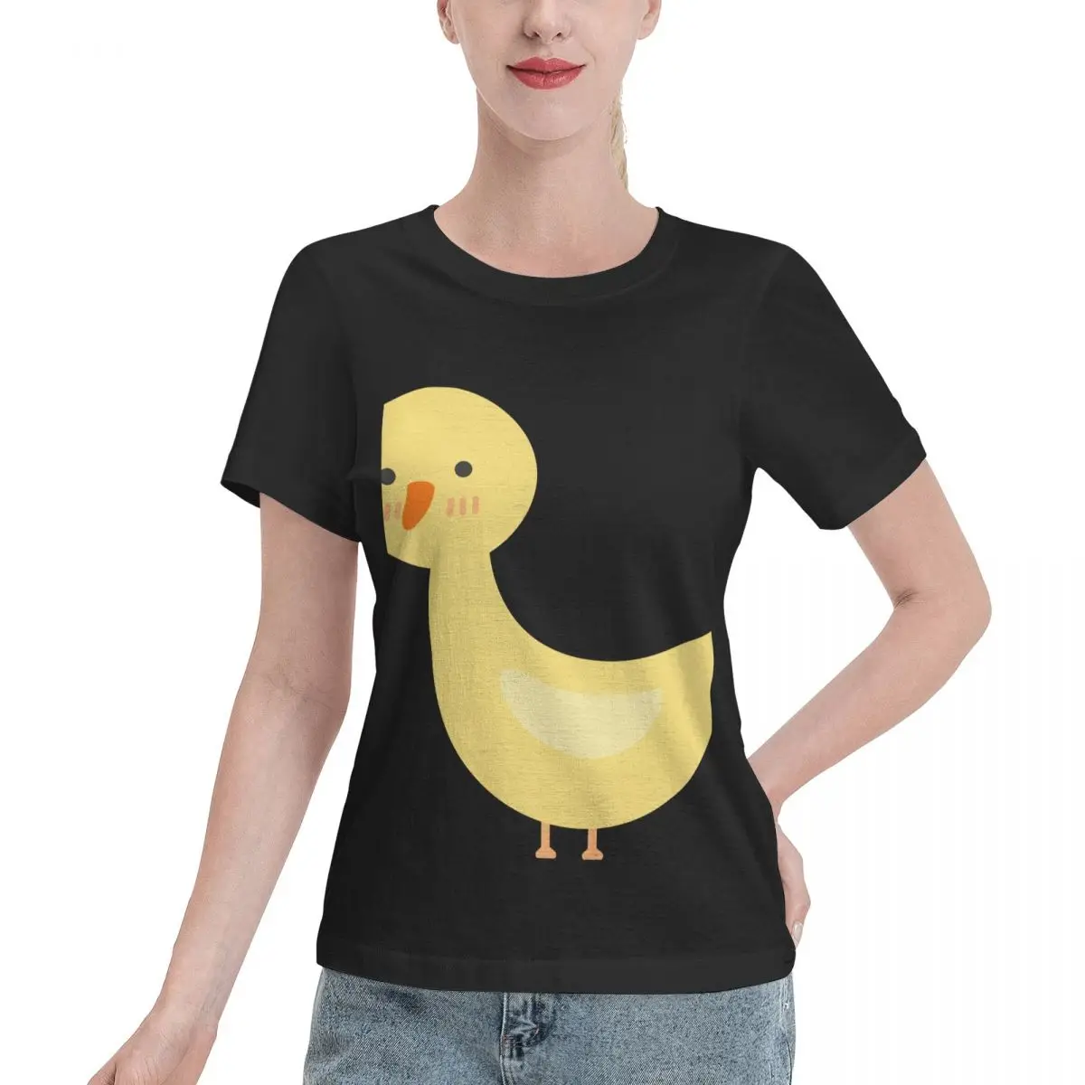 Bulk Wholesale Duck Women's T-shirt Holiday Home Casual Tee