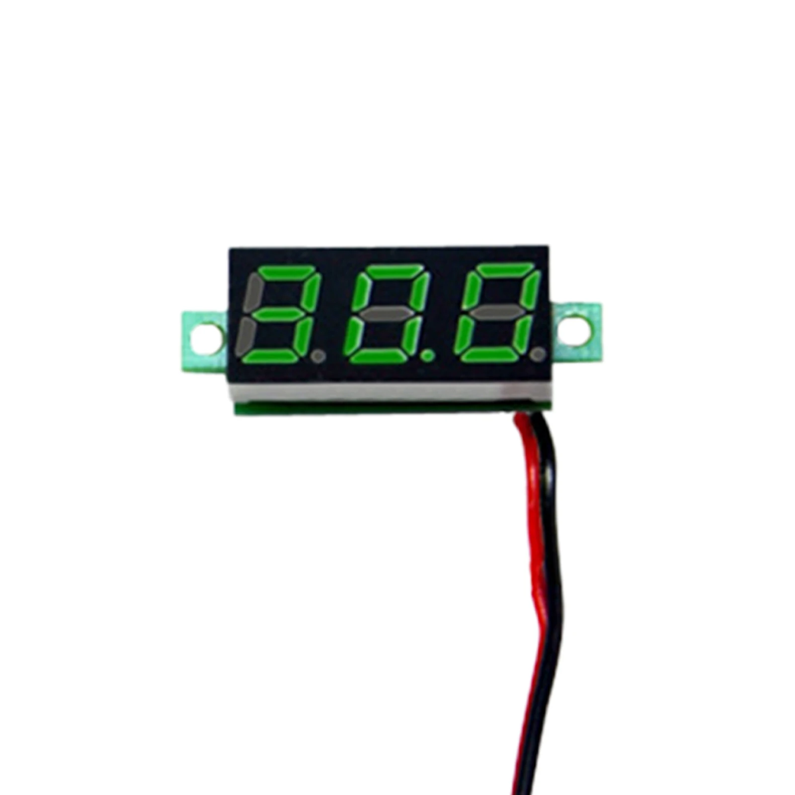 0.28-inch LED Minimun Digital Voltmeter DC2.5-40V Reverse Connection Protection 2.5-40V/2.6-40V/ 3.2-40V DC Voltage Table