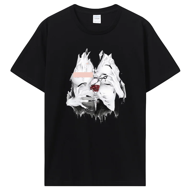 Vintage Devil Unholy Nun T Shirt Harajuku Casual New Cotton Tshirt Summer Men Printed Tees Casual Cool T-shirt Male Tops