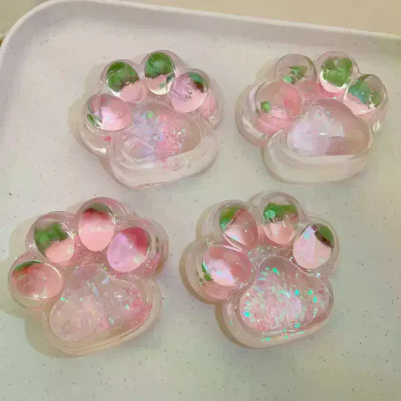 /Cna/Empty Ball Shell For Handmade Toy Clear Soft Plastic Skin For Maltose Squeeze Ball Creative Stress Relief Toy DIY