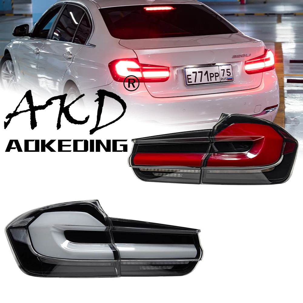 AKD Car Lights for BMW F30 LED Tail Light 2013-2018 F35 F80 3D Rear Lamp 318i 320i 325i 330i 335i DRL Signal Auto Accessories