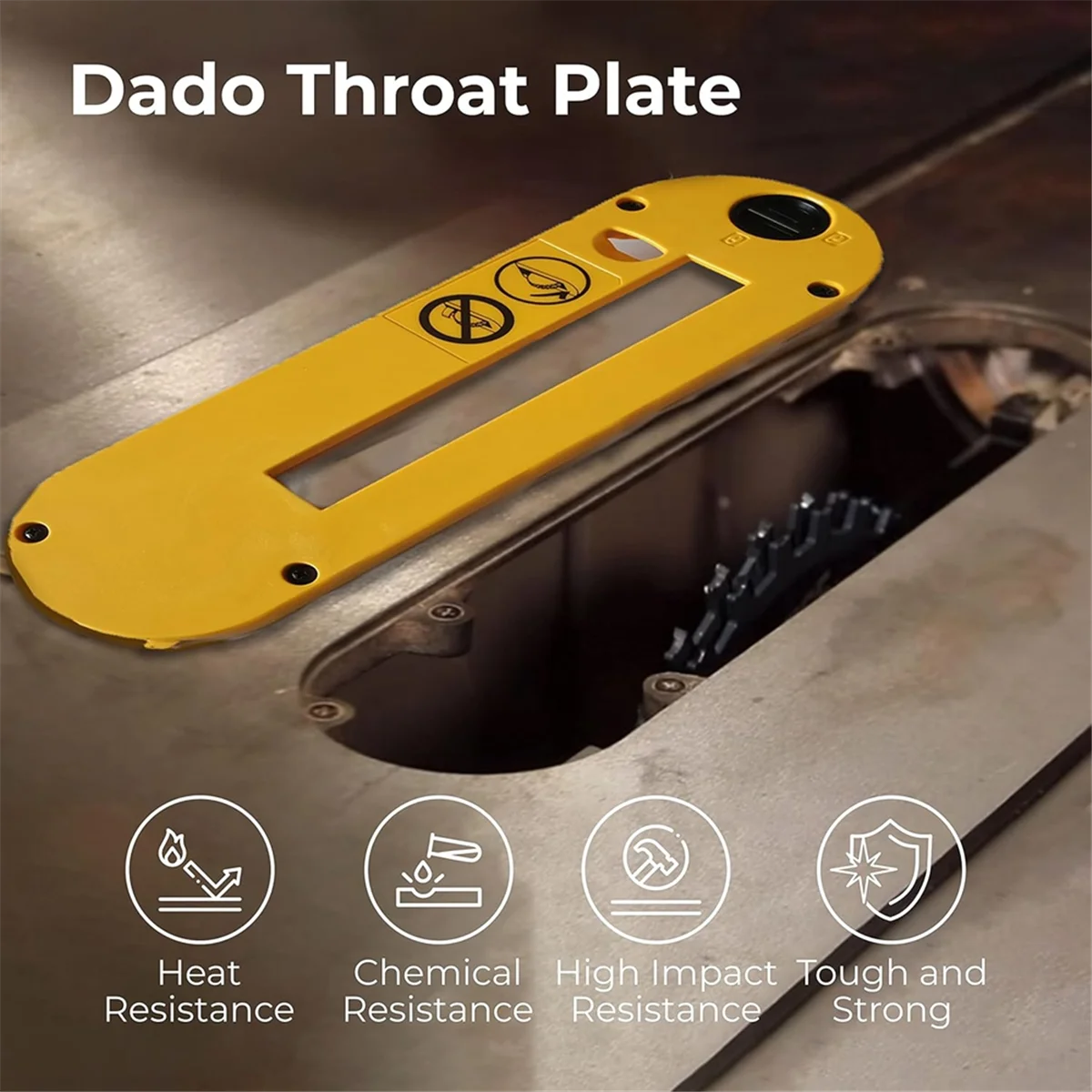 AA87DWE7402DI Table Saw Accessories Dado ThroatPlate Dado Blades for 10 Inch Table Saw DWE7490 DWE7491 DWE7491RS DWE7492