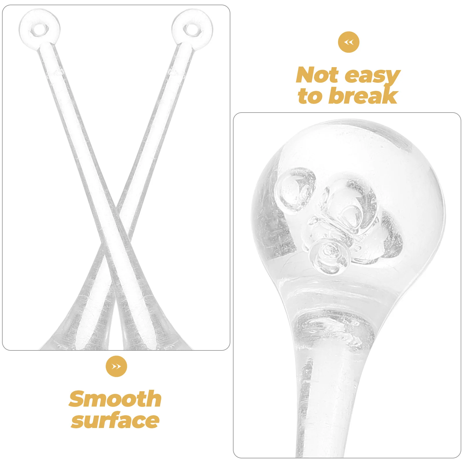 10 قطعة المعلقات الاكريليك المعلقة قطرة الماء قلادة مصباح المعلقات لمشاريع الحديقة الاكريليك الزينة قطرة الماء قلادة #5