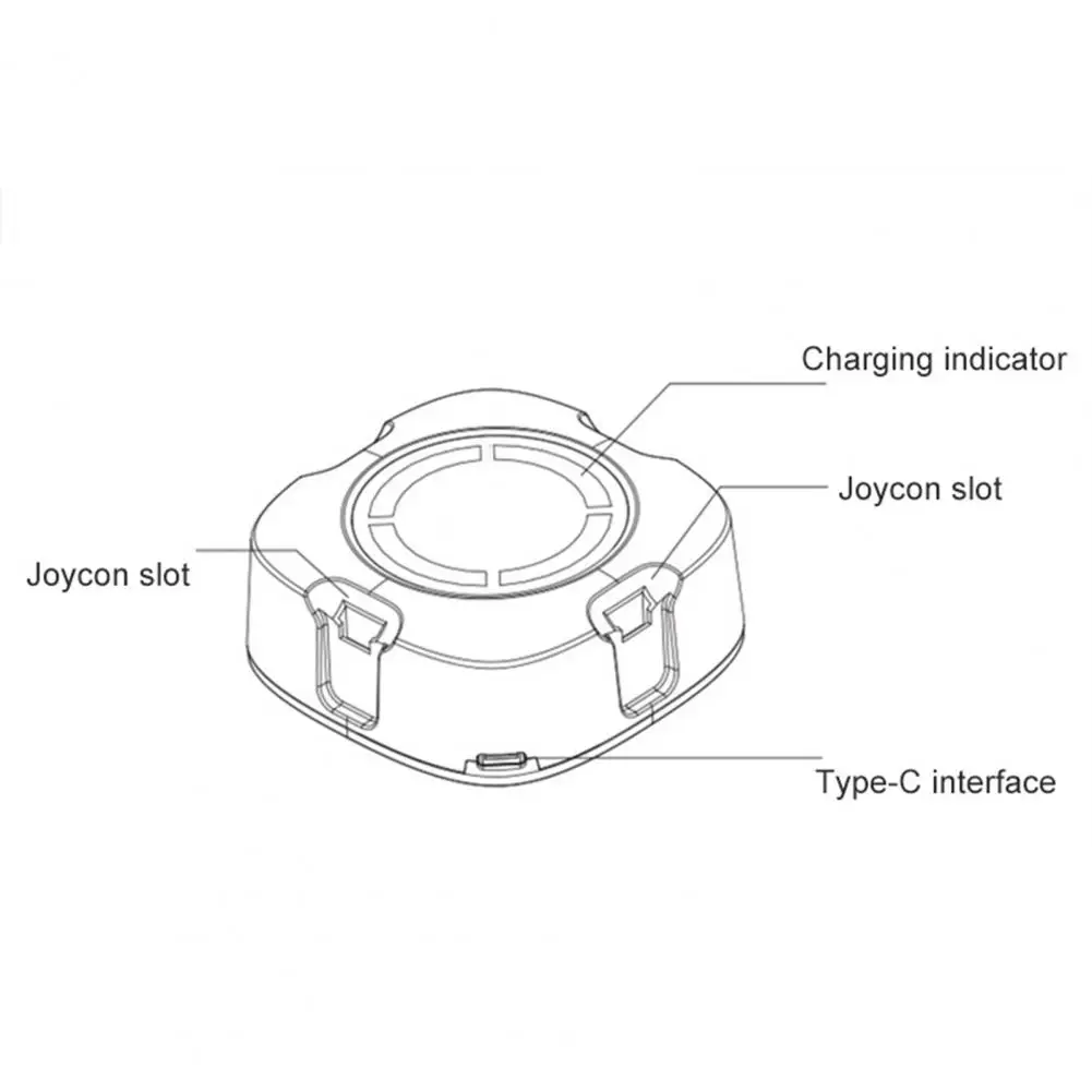 

Controller Charging Stand Durable Game Controller Charging Stand Stable Output Multi-Protection Gamepad Charge Stand