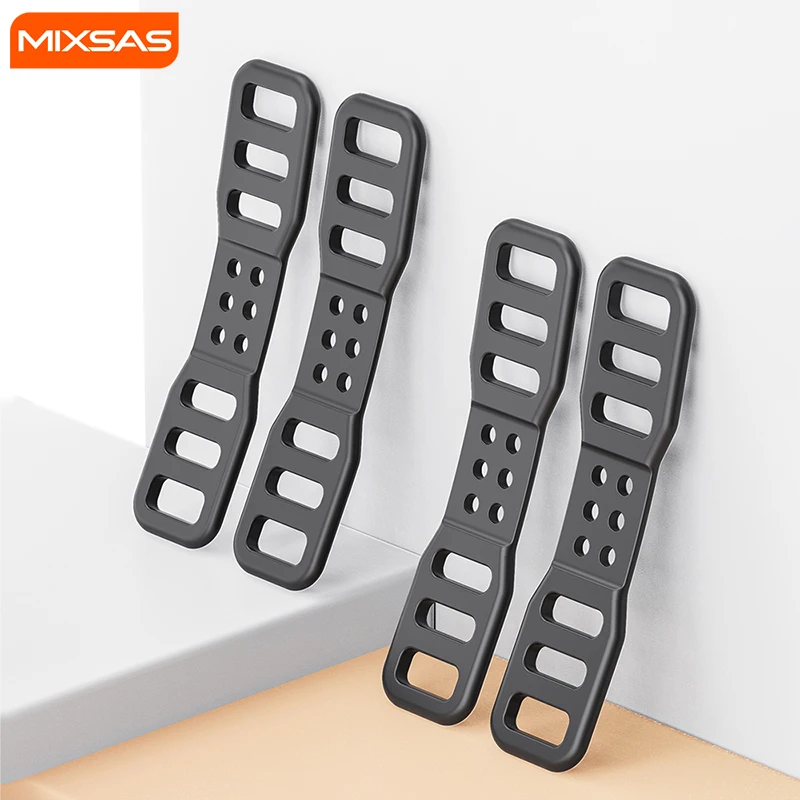 MIXSAS Silicone Thicken Car DVR Mirror Belt Strap 123 Auto Fixed Bandage Bracket Holder Band Line For Rearview GPS DashCam