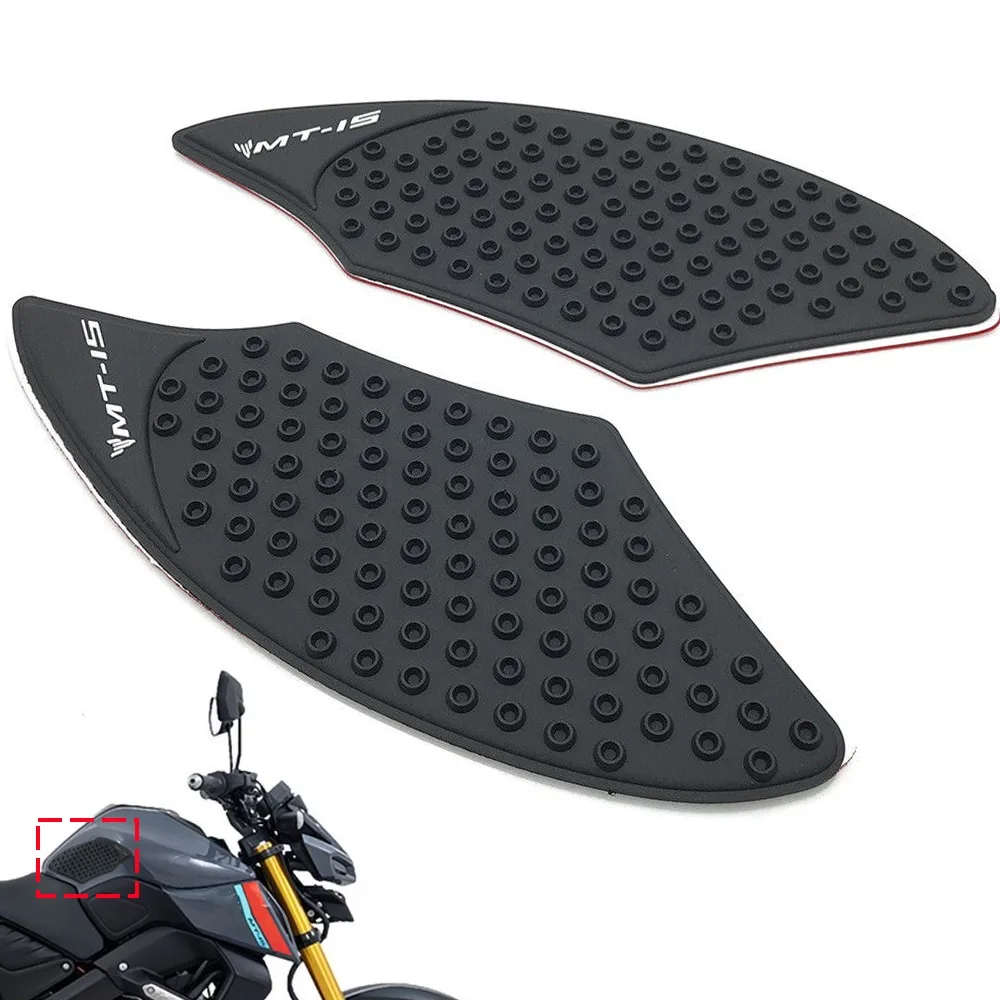 

Fuel Tank Side Knee Anti Slip Silicone Pads -Enhance Grip Stability Style Riding for Yamaha Mt 15 MT-15 2019-2021