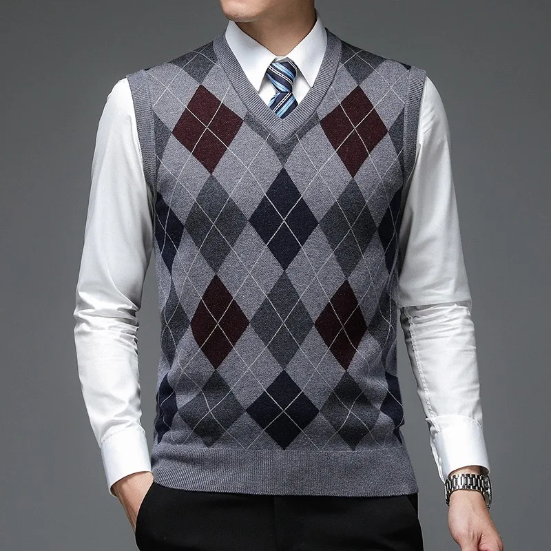 جودة سترة سترة الرجال تريكو 100% الصوف عادية شتاء دافئ أسفل ارتداء الأعمال تي شيرت مرونة تنوعا بلايز المحملة الملابس