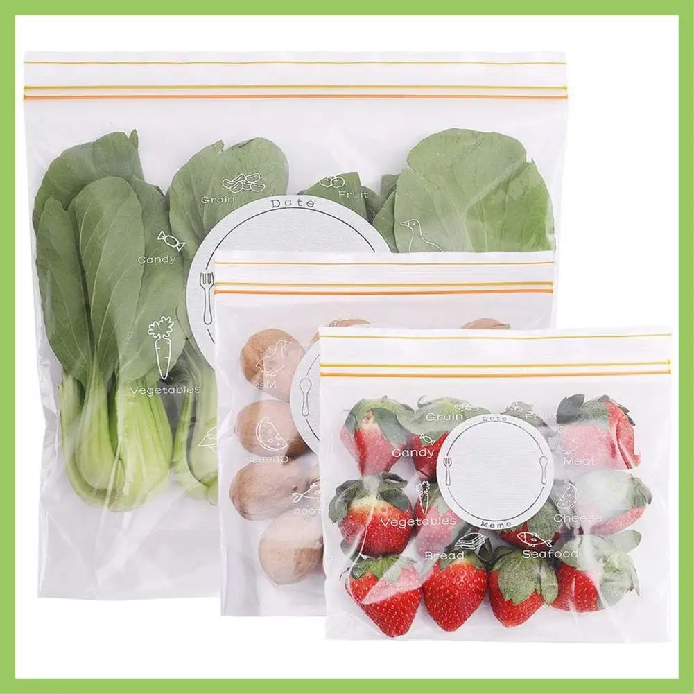 

Thickened Vegetable Sorting Bag Fruits Snack Self Sealing Bag Sealed Packing Bags Food Preservation Storage Bag