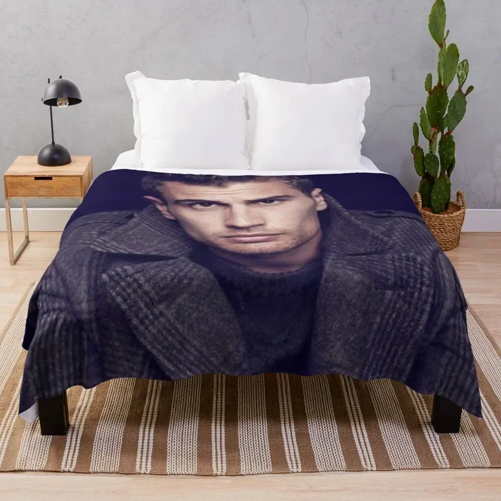 theo james Throw Blanket