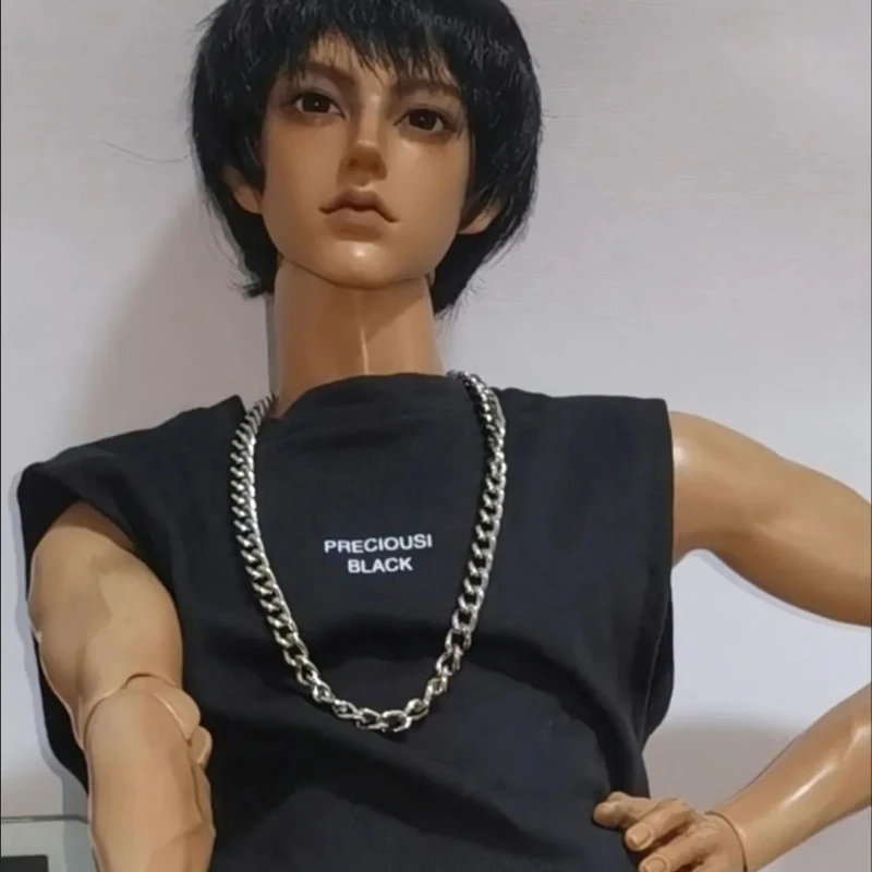 1/3 Doll's Clothes Suit for 73cm Bjd Doll Casual Pocket Shorts Sleeveless Top Set Girl Toys Dress Up Play House Doll Accessories