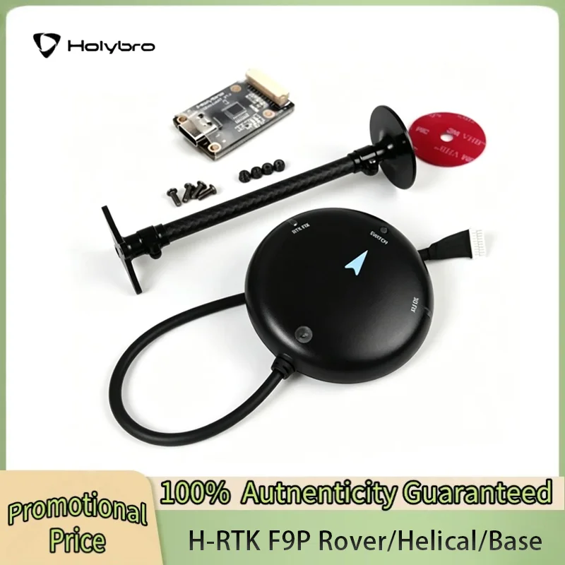 

Holybro H-RTK F9P Rover Lite | H-RTK F9P Helical | H-RTK F9P Base GNSS GLONASS Galileo BeiDou for RC Pixhawk Flight Controller