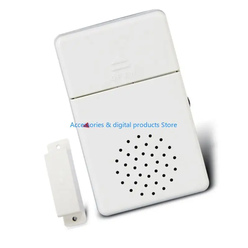 77JD Door Sensors with Alarm Athkar Doorbell Volumes Adjustable Doorbell