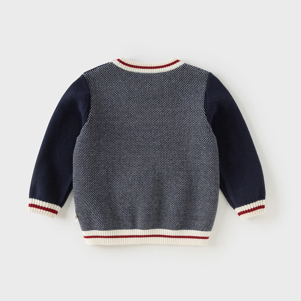 Dave Bella Children's Sweater Autumn Winter Baby Boys' Bottoming Top Kids Soft Warm Knitted Pullover Children Clothing DB4254276