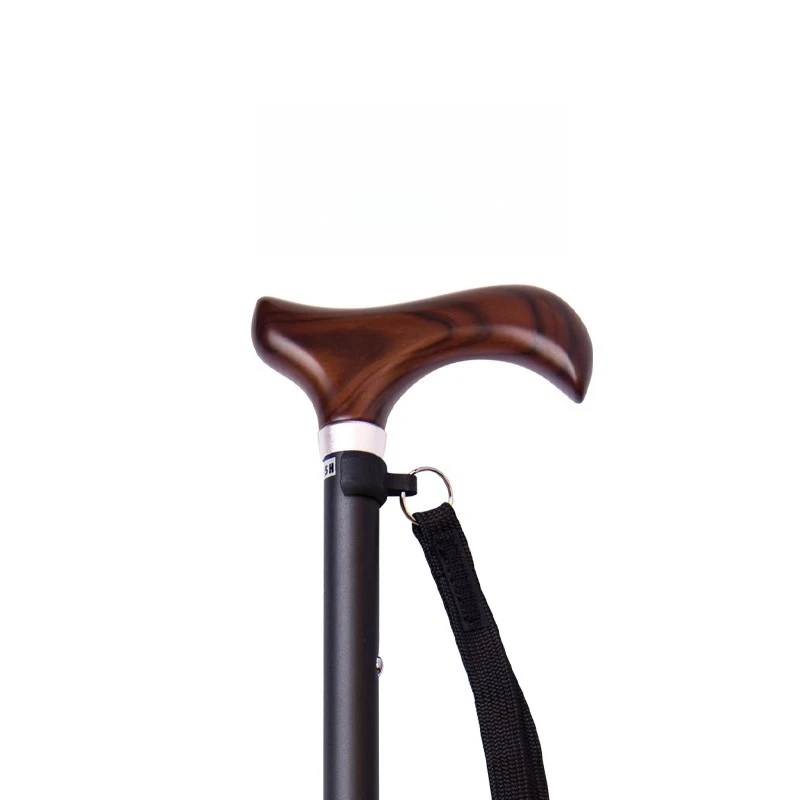 

The elderly cane non-slip light retractable solid wood aluminum alloy elderly cane crutches