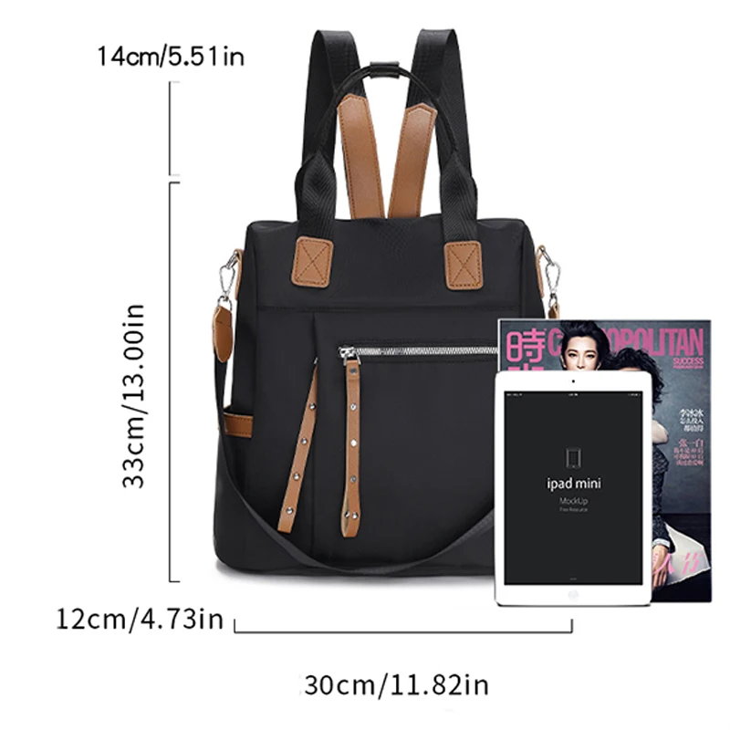 Women High Quality Oxford Cloth Backpacks Fashion Girls Shoulder Bag High-capacity Travel Bagpack Vogue School Bags for Girls