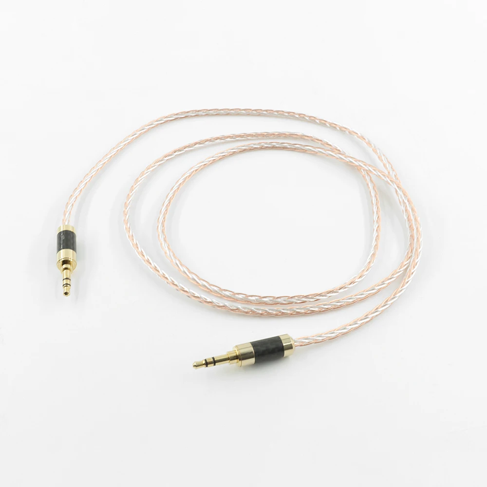 Cavo ausiliario per auto intrecciato maschio-maschio premium da 3,5 mm: nucleo OFC placcato in oro per audio Hi-Fi ​
