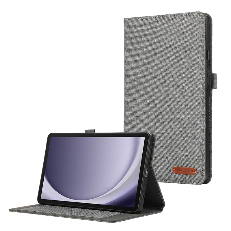 

For Samsung Galaxy Tab A9 Business Case - Premium Protective Cover with Kickstand & Fabric Texture Slim Durable | X110/X115