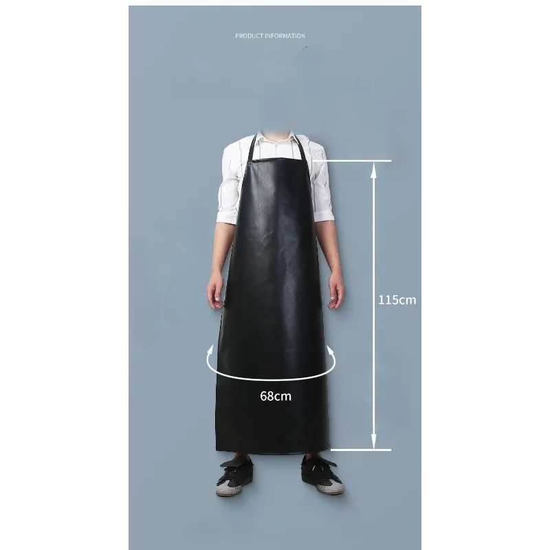 耐摩耗性拡張ウエスト大人用作業防水耐油性黒ソフトレザーエプロ - Leatherwork Apron のレビューと価格