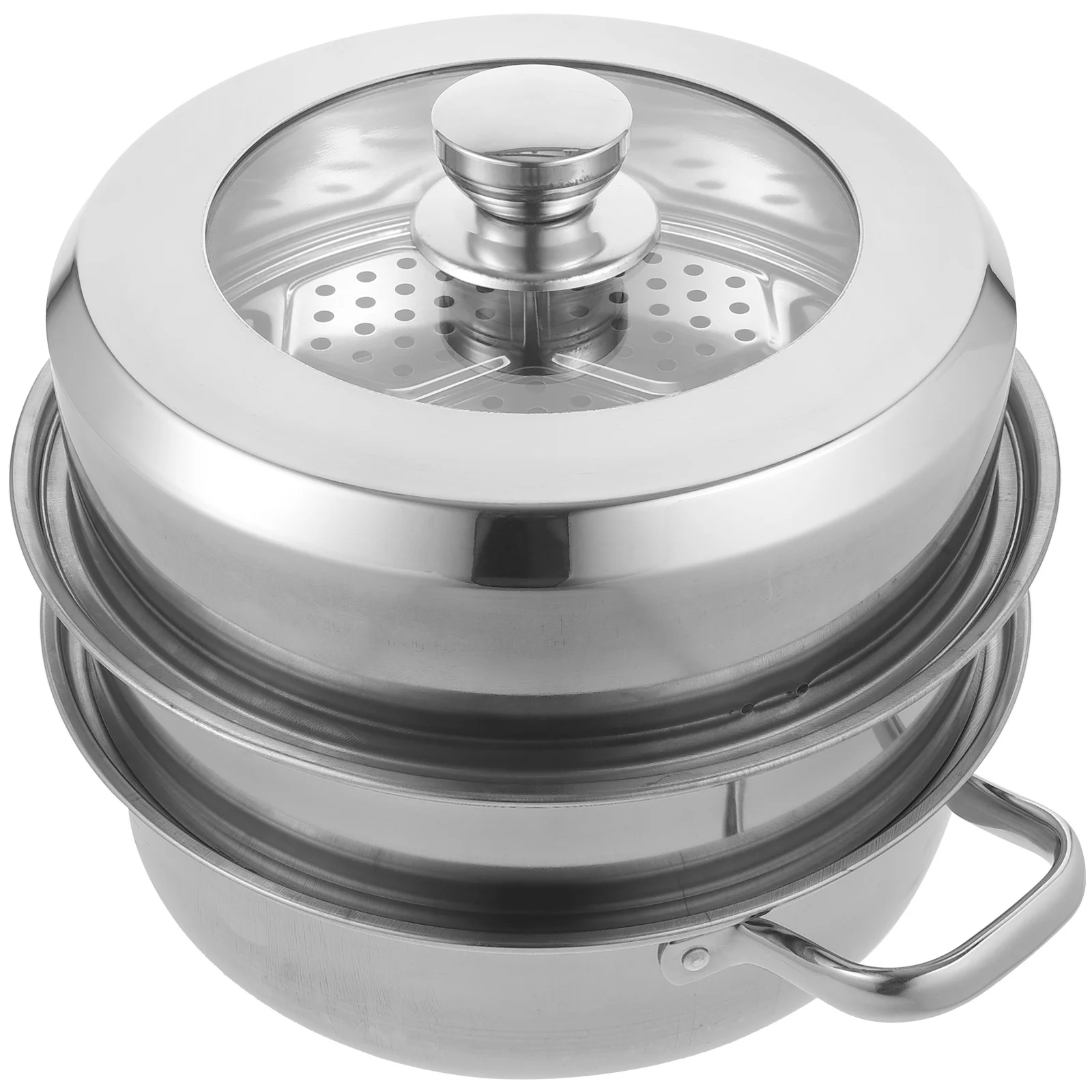 

Stainless Steel Steamer Large Capacity Anti Scald H Useful Steaming Multi Function Steaming Pot Cookware Pot