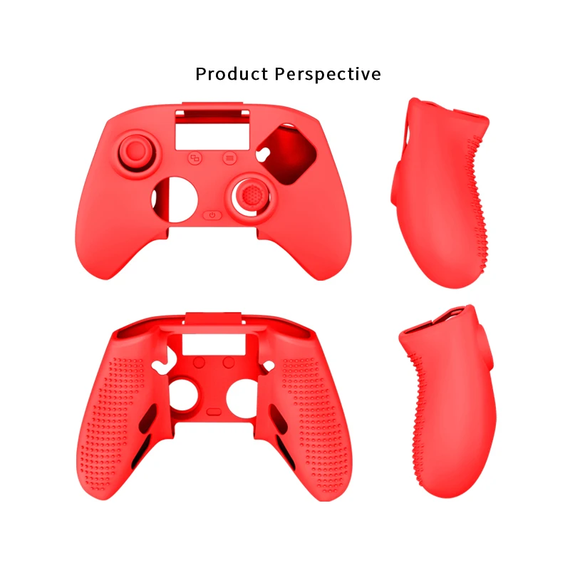 Silicone Case for ROG Raikiri II Pro PC Controller 1.3MM Shockproof Charging Dock Compatible Washable Full Wrap Protection