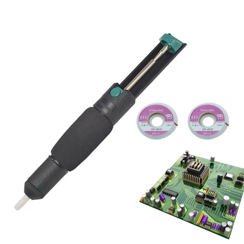 Carbon Steel Desoldering Pump Suction Tin Guns Soldering Sucker Pen Removal Vacuum Soldering Iron Desolder Hand Welding Tools