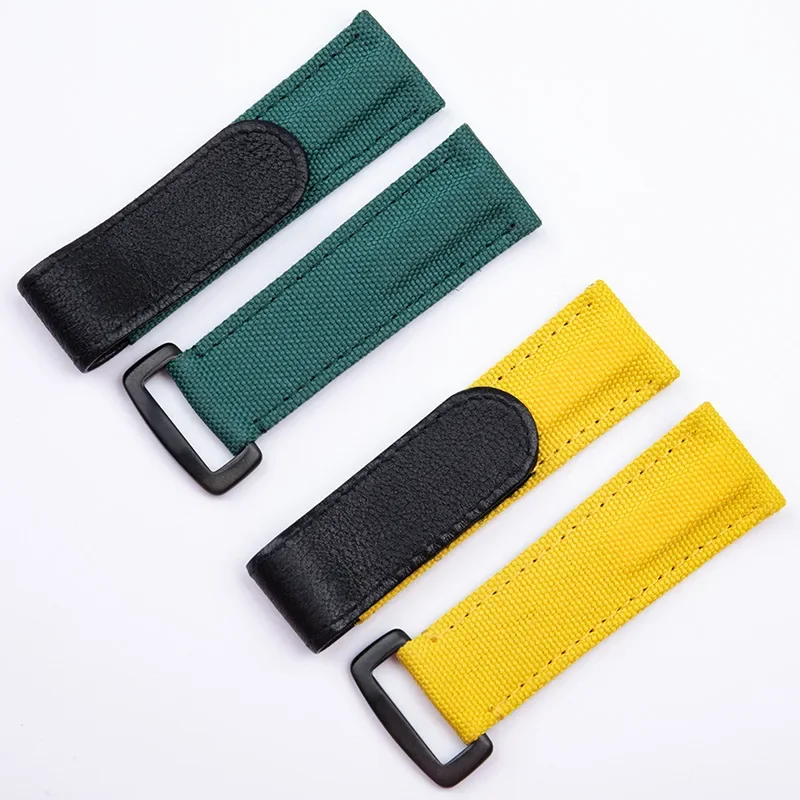 ل تيودور/أوميغا/رولكس دايتونا الفرعية حزام 41 مللي متر الهاتفي الأسود خليج GMT حزام 22 مللي متر مع النايلون حزام الساعات اكسسوارات