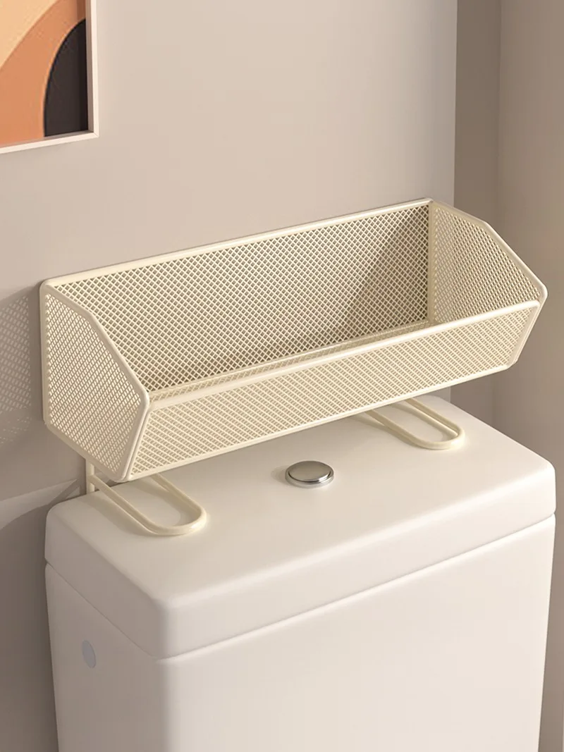 

Toilet, toilet, shelf above, bathroom storage shelf, multi-functional toilet supplies, storage artifact