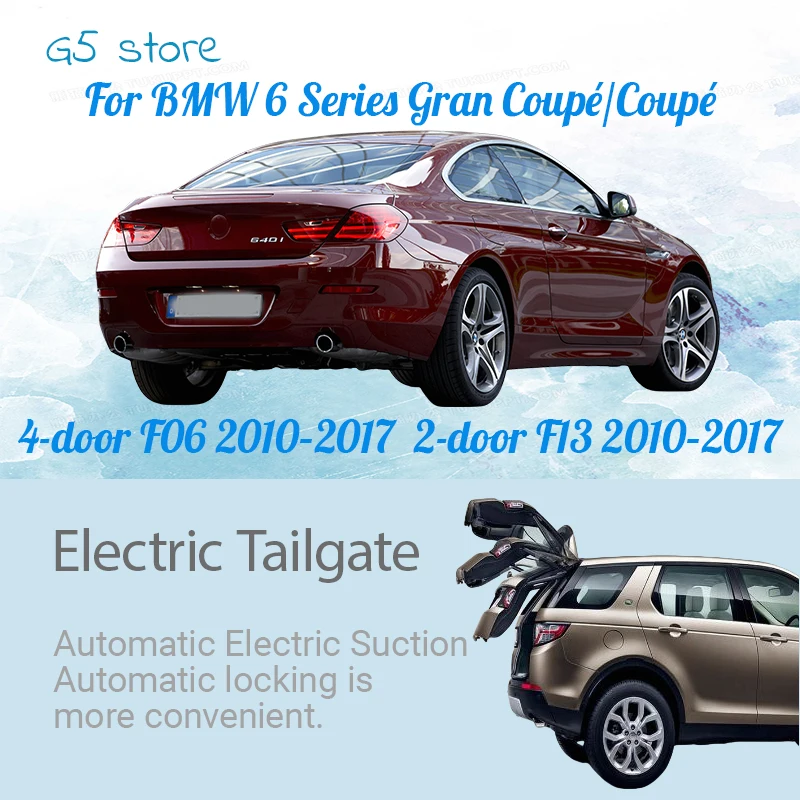 For BMW 6 Series Gran Coupé F06 & Coupé F13 Modification of Anti-pinch Electric Tailgate Automatic Trunk of Vehicle