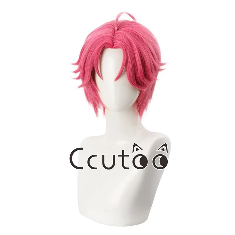 أنيمي KPop شيطان الصيادين ساجا بنين آبي شعر مستعار تأثيري قبعة الاصطناعية شعر مستعار قصير الرجال النساء هالوين حفلة كرنفال الدعائم