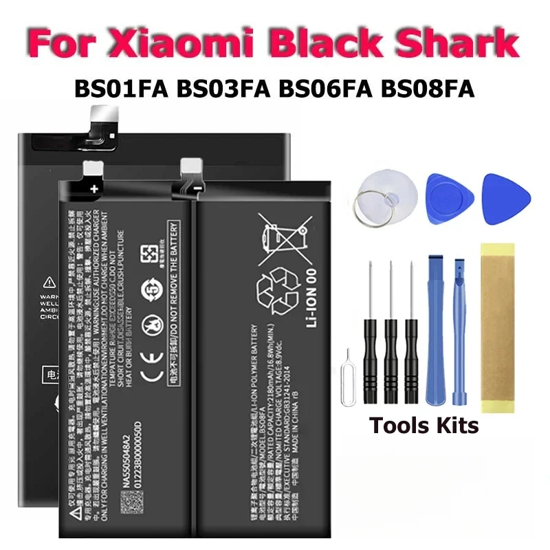 

BS05FA BS01FA BS03FA BS06FA BS08FA Battery For Xiaomi Black Shark 1 2 3 4 S Pro Batteria + Free Tools