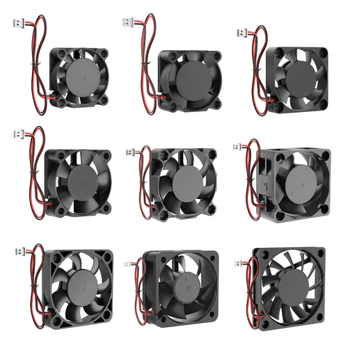 4010 12025 8010 30mm dc 5V 12V 24V Cooling Fan Brushless Motor Case 40MM 50MM 60MM 70MM 80MM 90MM 120MM for 3D print 2PIN - Image 3