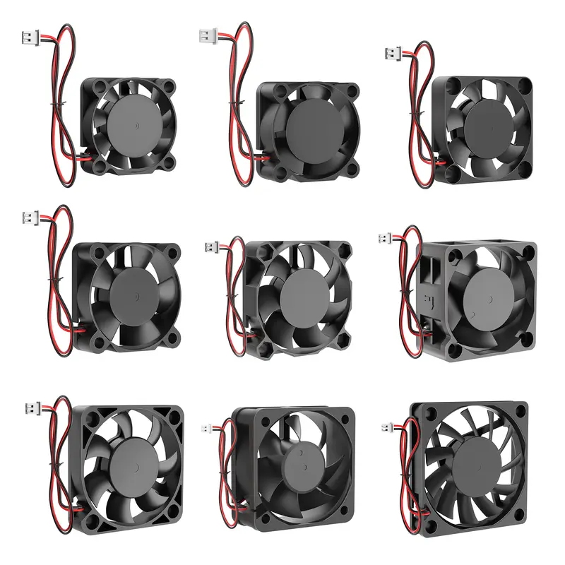 4010 12025 8010 30mm dc 5V 12V 24V Cooling Fan Brushless Motor Case 40MM 50MM 60MM 70MM 80MM 90MM 120MM for 3D print 2PIN - Image 3