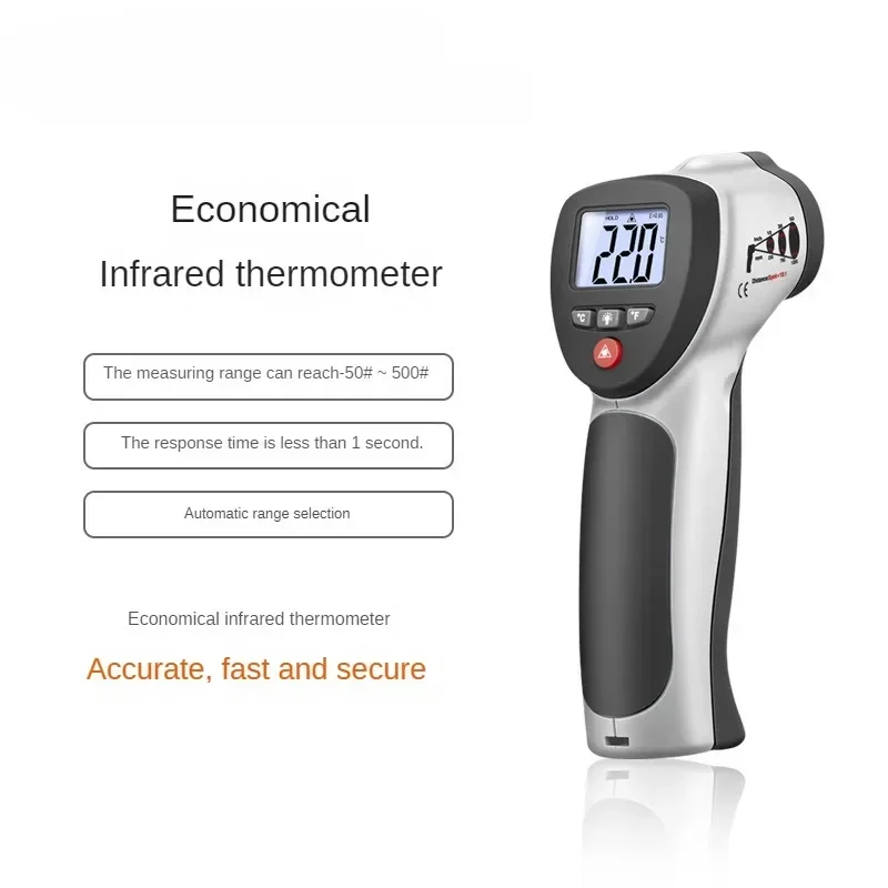 True RMS DT-880H DT-882H Industrial Thermometer Portable Handheld Infrared Thermometer Measuring -50 To 500 ℃ Object Thermomete