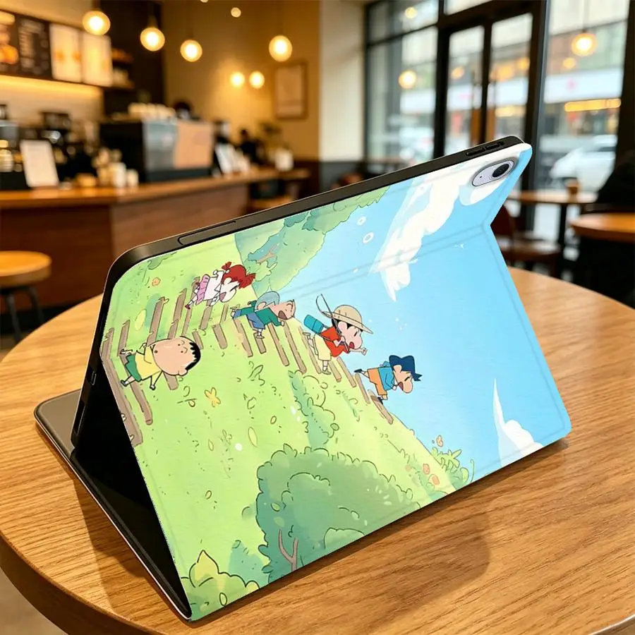 C-Crayon Shin-Chans Anime Case for Samsung Galaxy Tab A8 S10FE A11 A9Plus S9+ S10 Lite S10 Plus S7 S8+ A7 Lite S11 S9 FE with