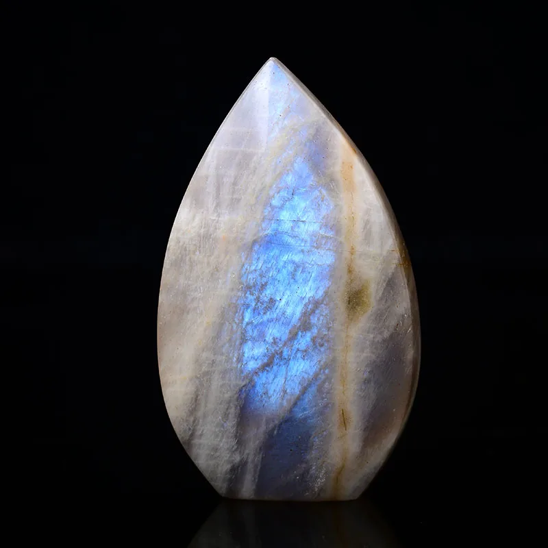 

Natural Moonstone Tower Free Form Hand-Polished Healing Crystals Quartz Reiki Mineral Carving Home Decoration Handicraft Gifts