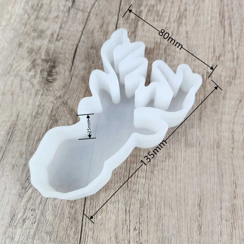 DIY クリスタルドロップ接着剤クリスマスツリー手骨アロマセラピー石膏キャンドルエポキシ樹脂シリコーン型