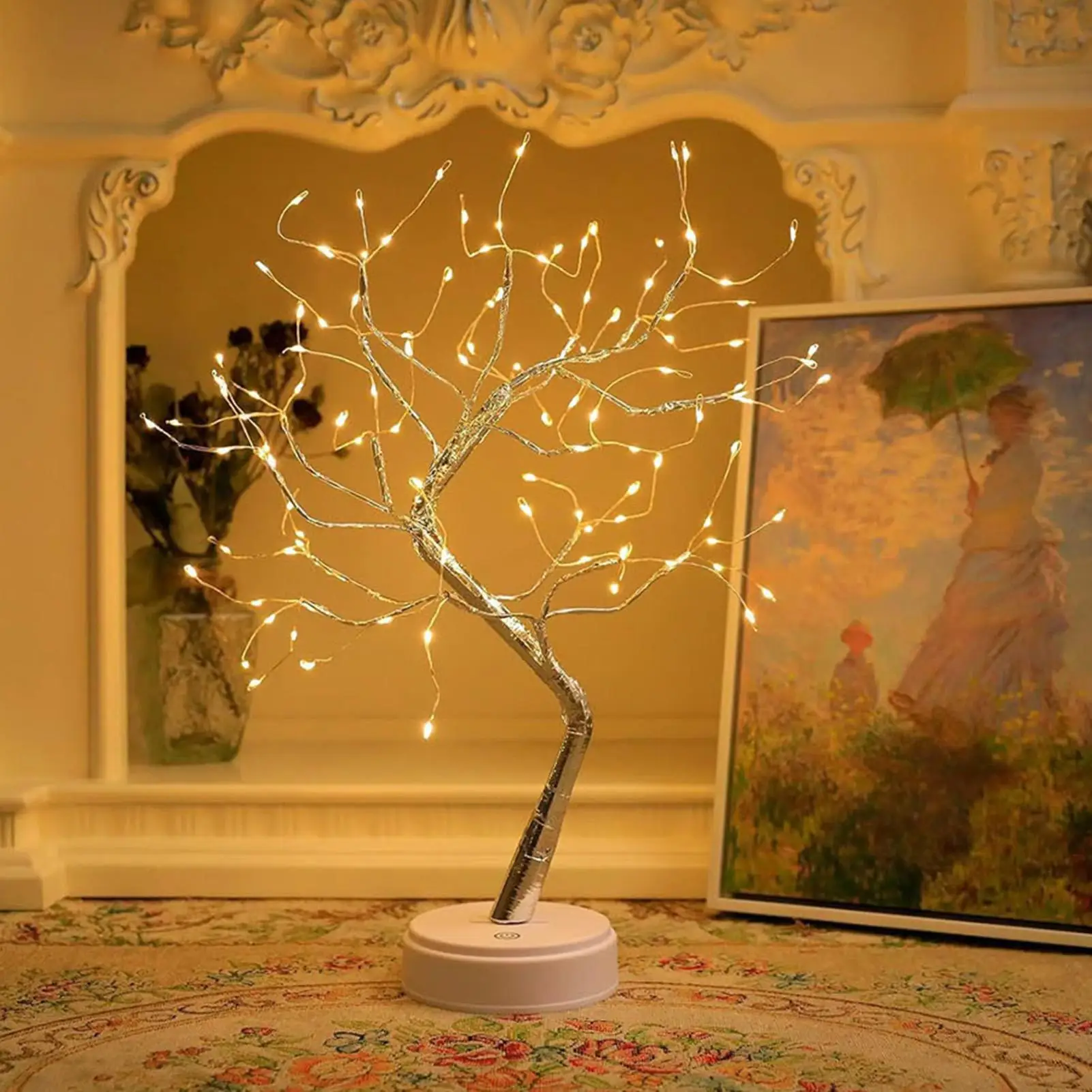 Bonsai Tree Light 20Inch 108 LED Multi-Mode Flexible DIY Night Light Lamp Bonsai Tree For Home Office Apartment Study Bedroom
