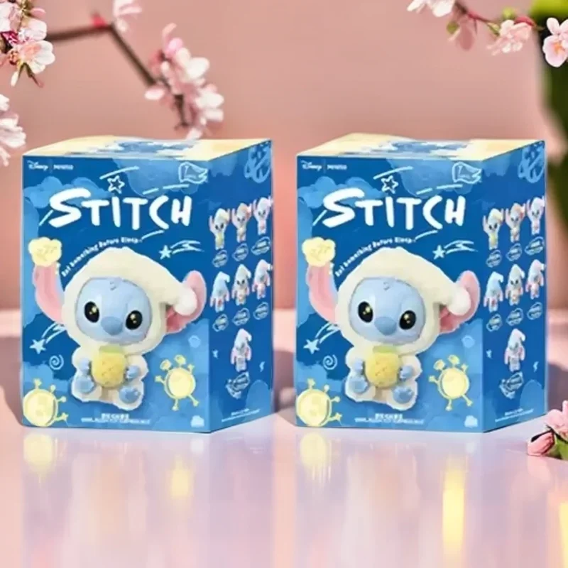 New Disney Eat Before Bed Collection Vinyl Bag Suspender Cute Doll Toy Adult Gift Decorative Accessories Stitch Blind Box