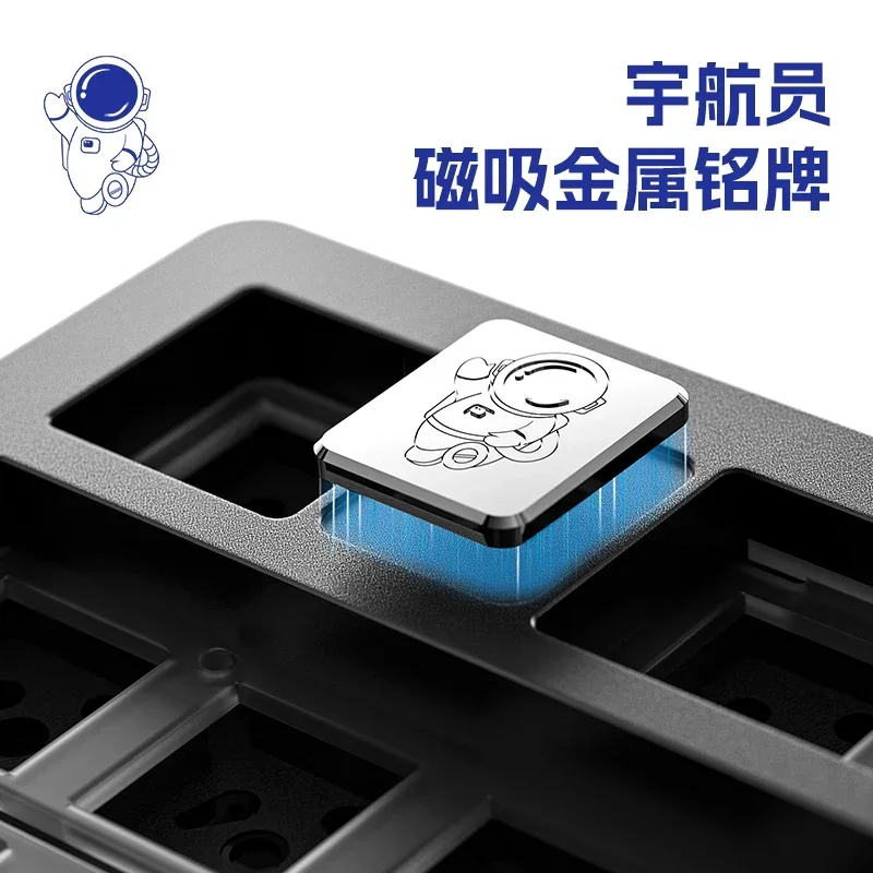 Рекламные продукты LEOBOG Hi75, игровая клавиатура, горячая замена, проводная механическая клавиатура из алюминиевого сплава, ПК, офисные подарки