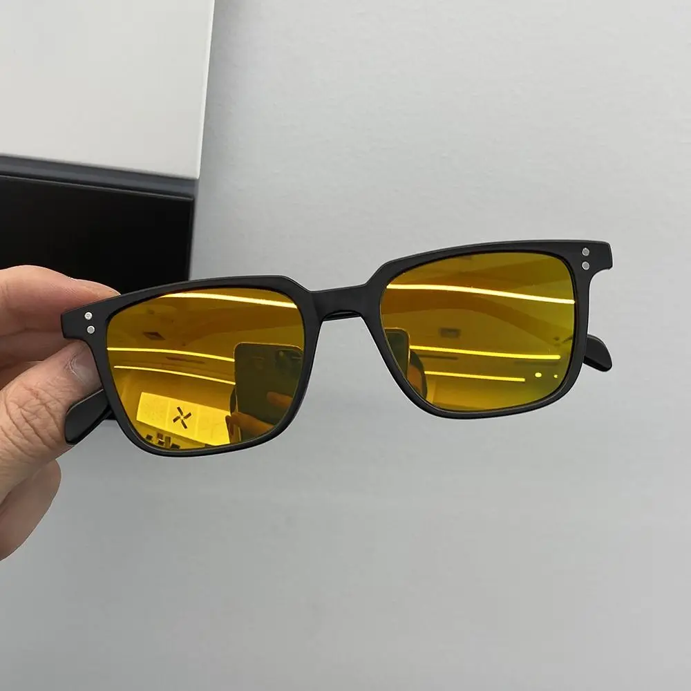نظارات شمسية مربعة عصرية كلاسيكية صغيرة للجنسين بإطار الفهد نظارات شمسية كورية خفيفة الوزن للسفر والارتداء اليومي #3
